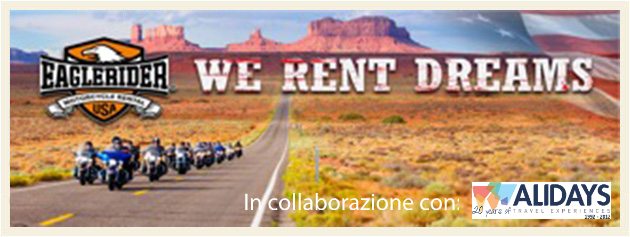 Banner storico EagleRider pubblicato sul sito Nairi Viaggi