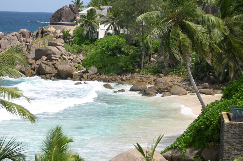Costa tropicale alle Seychelles